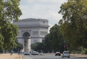 Arc de Triumphe from ave. Foch
